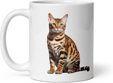 Tasse Chat Race Maine Coon British shorthair Bengale Sacré de Birmanie Imprimé