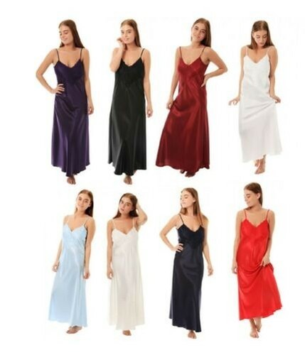Femmes satin profond - &,