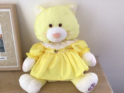 Doudou chat avec - doudou, vintage
