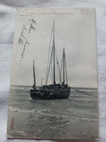Belgique panne barque peche - la,