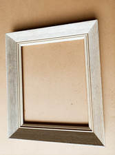 Petit cadre patiné des années 1970 - feuillure : 26,7 x 21,7  cm