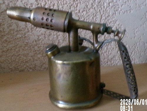 Ancienne lampe souder - ancienne,