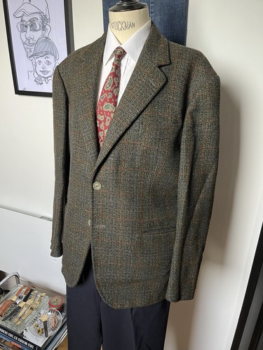 Blazer homme vintage - , tweed