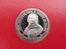 SUPERBE MINI- MÉDAILLE ARGENT  925 "HISTOIRE FRANCE " FRANKLIN-ANNEE 80 - N°15