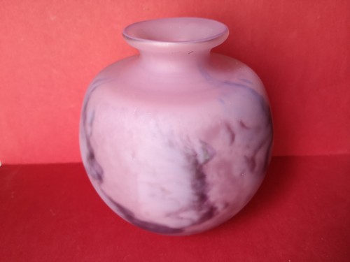 Vase boule pâte - , verre