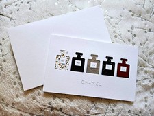Carte de voeux Chanel neuve 2019 relief 3d