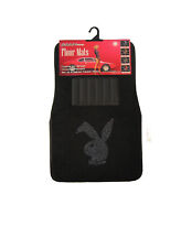 Crystal Silver Play Girl PlayBoy Bunny Studded Rhinestone Floor Mats