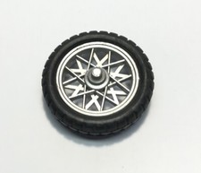 Playmobil Black Motorcycle Wheel 