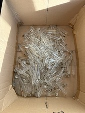 100 ANCIENNES PAMPILLES FLÈCHES POINTE EN CRISTAL Ou Verre  FACETTES POUR LUSTRE