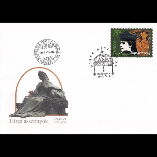 Hongrie fdc europa 1996 - hongrie,
