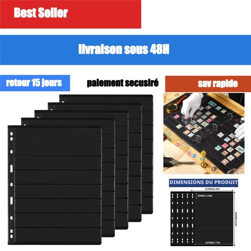 Feuilles album timbres - , 5