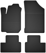 Tapis de sol en caoutchouc pour: Suzuki Wagon R+ 1998-2010 Noir Set 4 pcs