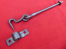 crochet ancien en fer forgé de porte volet art populaire n°3