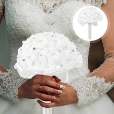  Bouquet de fleurs artificielles romantiques Bouquet de mariée tenant des