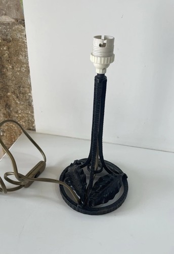 Ancien pied lampe fer - pied, de