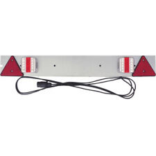 Rampe d'éclairage pour remorque - 4 feux + triangle - Sans anti-brouillard