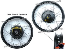 Jante Avant Axe 12mm Noire