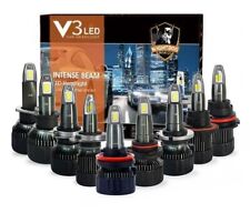 Set LED HB4 9006 80W Lenticulaire Ou Ouvert Lumières Feux Ampoules Slim Voiture