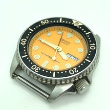 [w2265] SEIKO 6458-600A DIVER 150m Quartz Neuf Batterie Cadran Orange EX/VG
