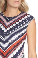 Vince Camuto Print Body-Con Scuba Dress 2P