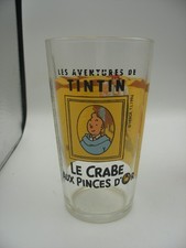 TINTIN verre à moutarde French Drink Glass Gand Format