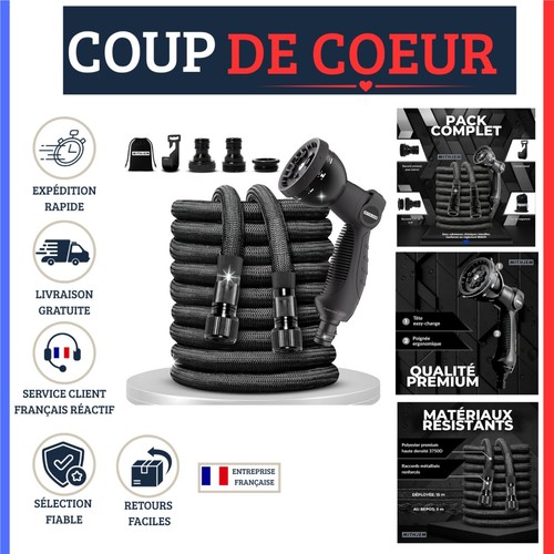 Tuyau arrosage extensible 15 - d'arrosage,