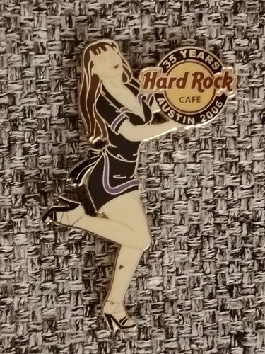 Pin girl hard rock cafe - pin, cafe/