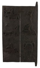 Porte de Grenier Senoufo 69x38 cm Art africain Afrique Ouest Dogon #16513