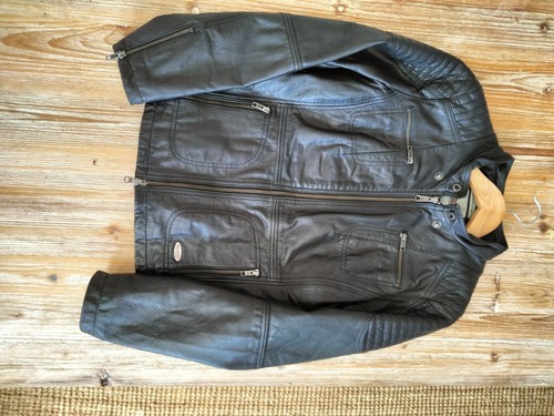 Blouson cuir moto harley - blouson,