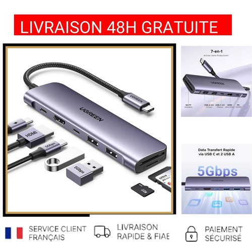 Hub usb 1 ugreen - 7, en