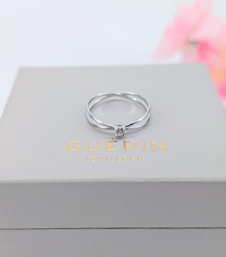 Bague guérin blanc - bague,