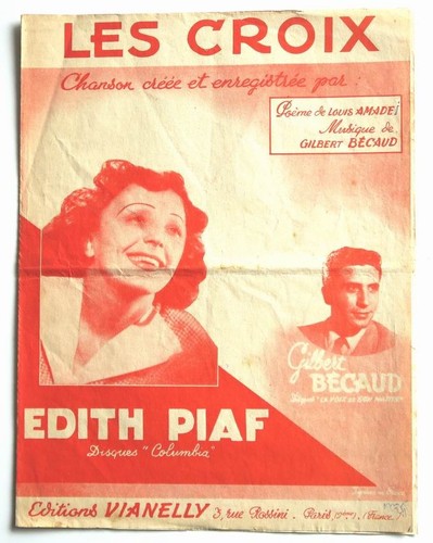 Partition vintage sheet music
