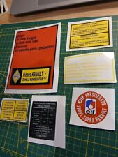 Renault 15 17 r15 r17 phase 1 and 2 sticker