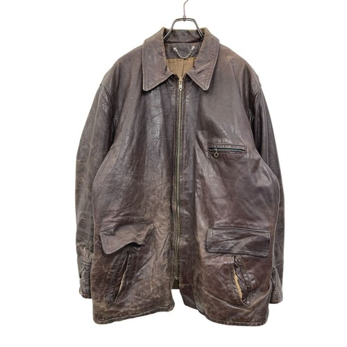 Horsehide leather jacket - jacket, 50s