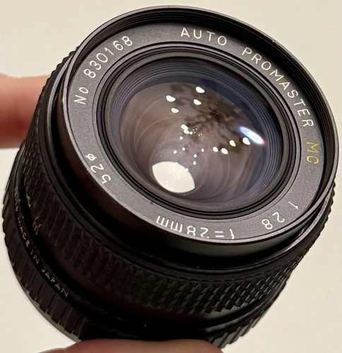 Auto promaster 28mm 2 8 - mc, f/2,8