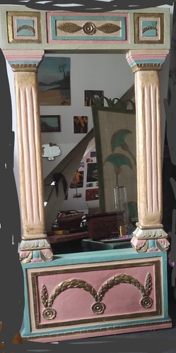 Exceptionnel miroir ancien - miroir,