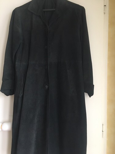 Vintage manteau long daim - ,