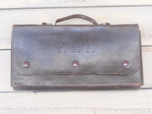 Vintage ancienne sacoche en - -,