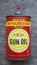 Winchester Handy Oiler Tin Oil Can Gas Gun Shell Cartridge Box Peters US Catalog