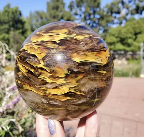 Boule cristal oeil tigre - cristal,