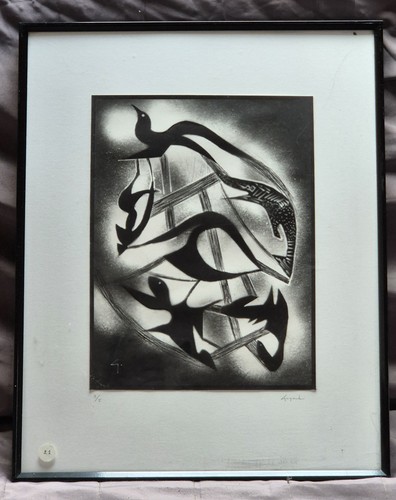 Lithographie originale signée - lithographie,
