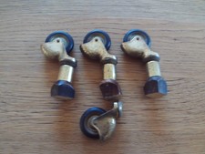 lot de 4 anciennes  roulettes