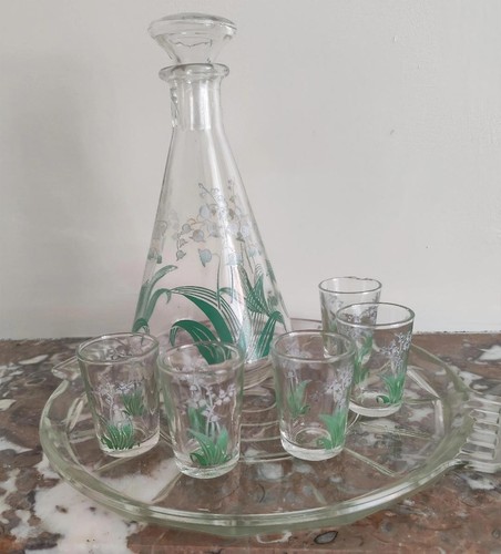Service liqueur décor - à,