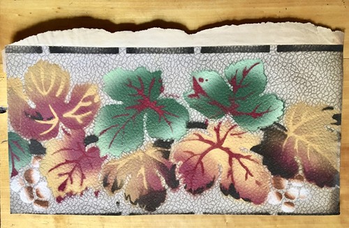 Ancien papier peint annees - papier,