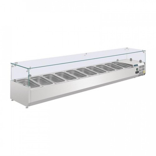 Vitrine inox réfrigérée - , à