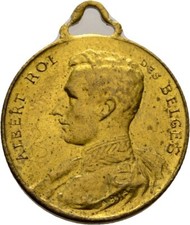 Medal Belgium Albert 1914 21mm