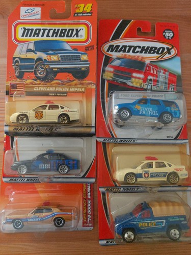 Lot miniatures de police - de,