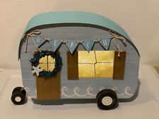 Beach Camper RV Motor Home Trailer Night Light-Up Large Table Decor Centerpiece