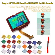 Red lens-- V5 Pre-Laminated 720x480 Retro Pixel Drop In IPS LCD+Case For GBA SP