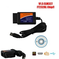 V1.5 Auto Scanner Automotivo Car Diagnostic ELM 327 FT232RL Chip Car Code Reader